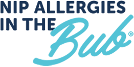 Nip allergies in the Bub logo